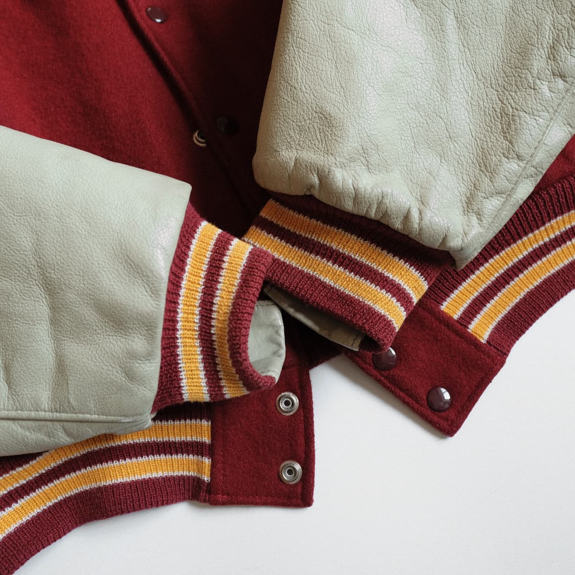 골든베어 빈티지 패치드 바시티자켓 XL사이즈 상품이미지4