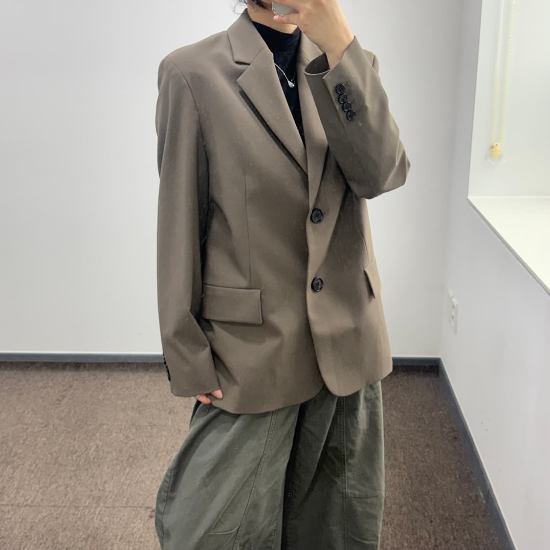 Cos 코스 브라운 블레이저 상품이미지2