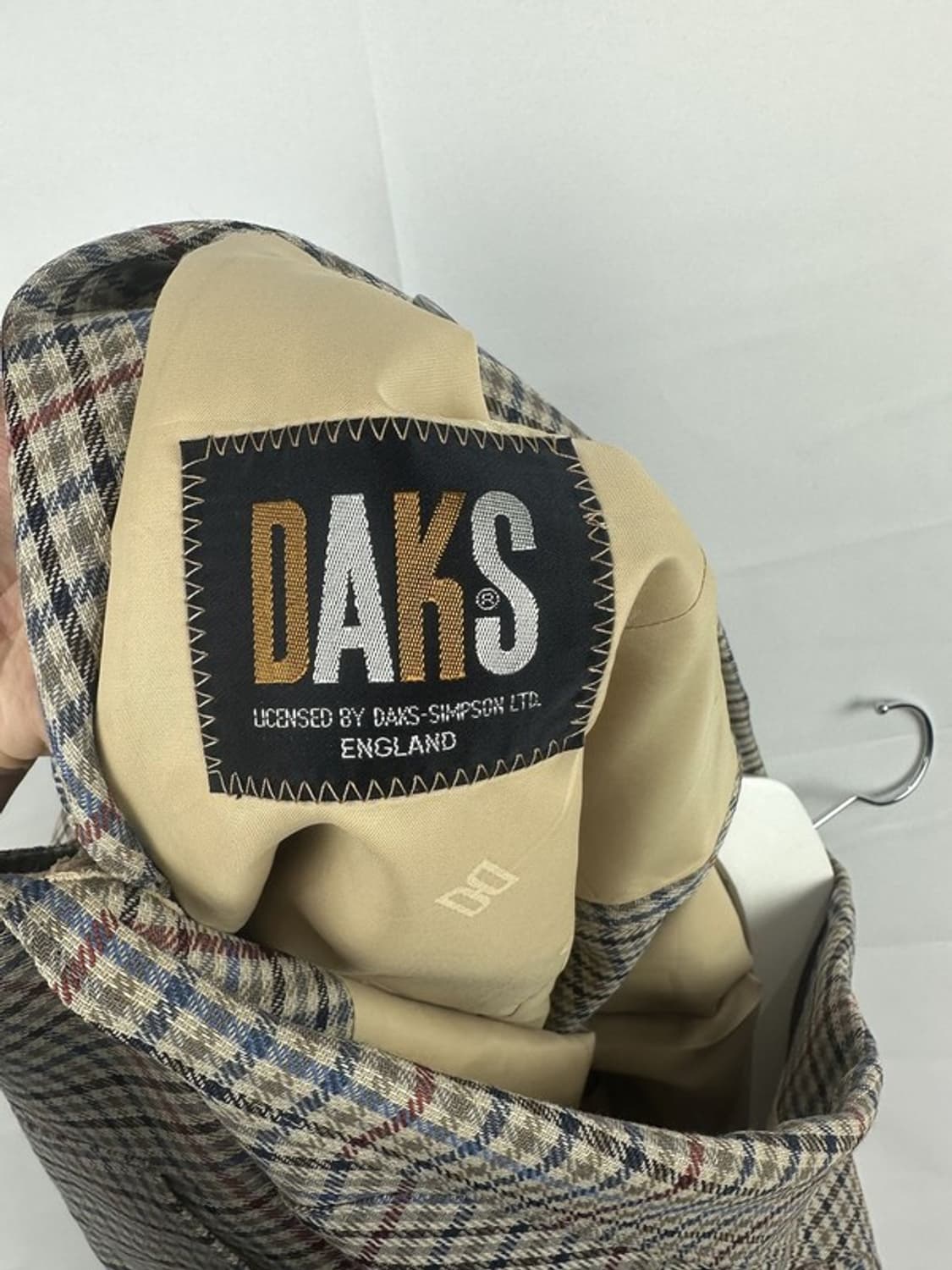 [OS] DAKS 닥스 울100% 체크블레이저 상품이미지3
