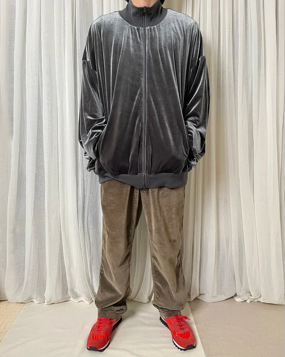 후미토 간류 24ss 기모노 트랙자켓 fumito ganryu 벨루어 상품이미지7