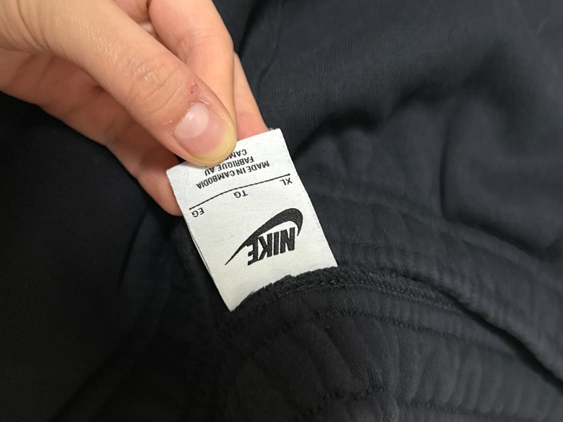 나이키 트레이닝 면 얇은 기모 팬츠 XL 상품이미지4