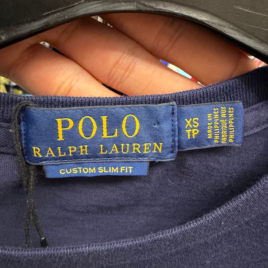 폴로 랄프 로렌 네이비 베어 반팔 티셔츠 XS 상품이미지7