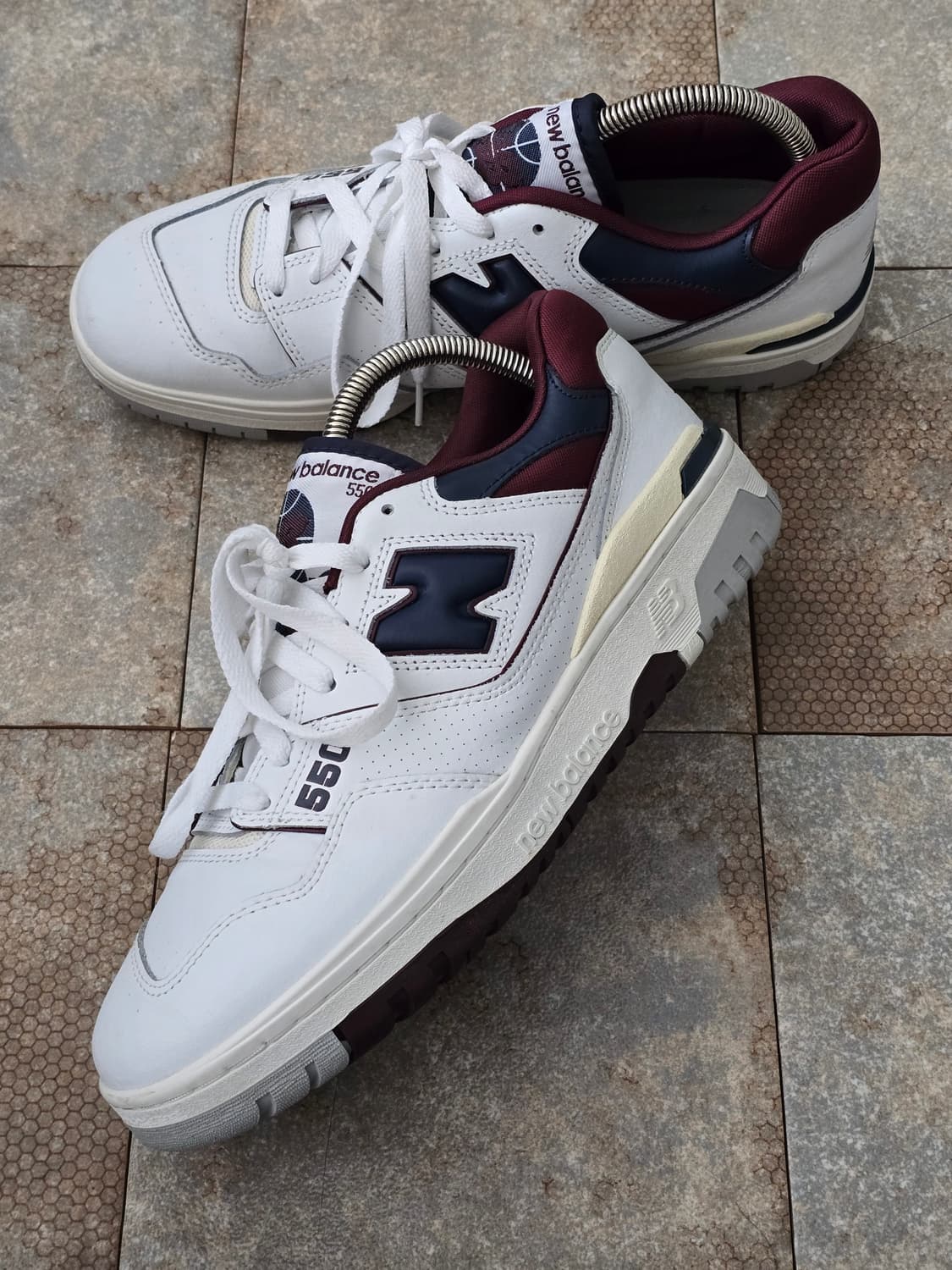 (275)뉴발란스 550 화이트 네이비 상품이미지3