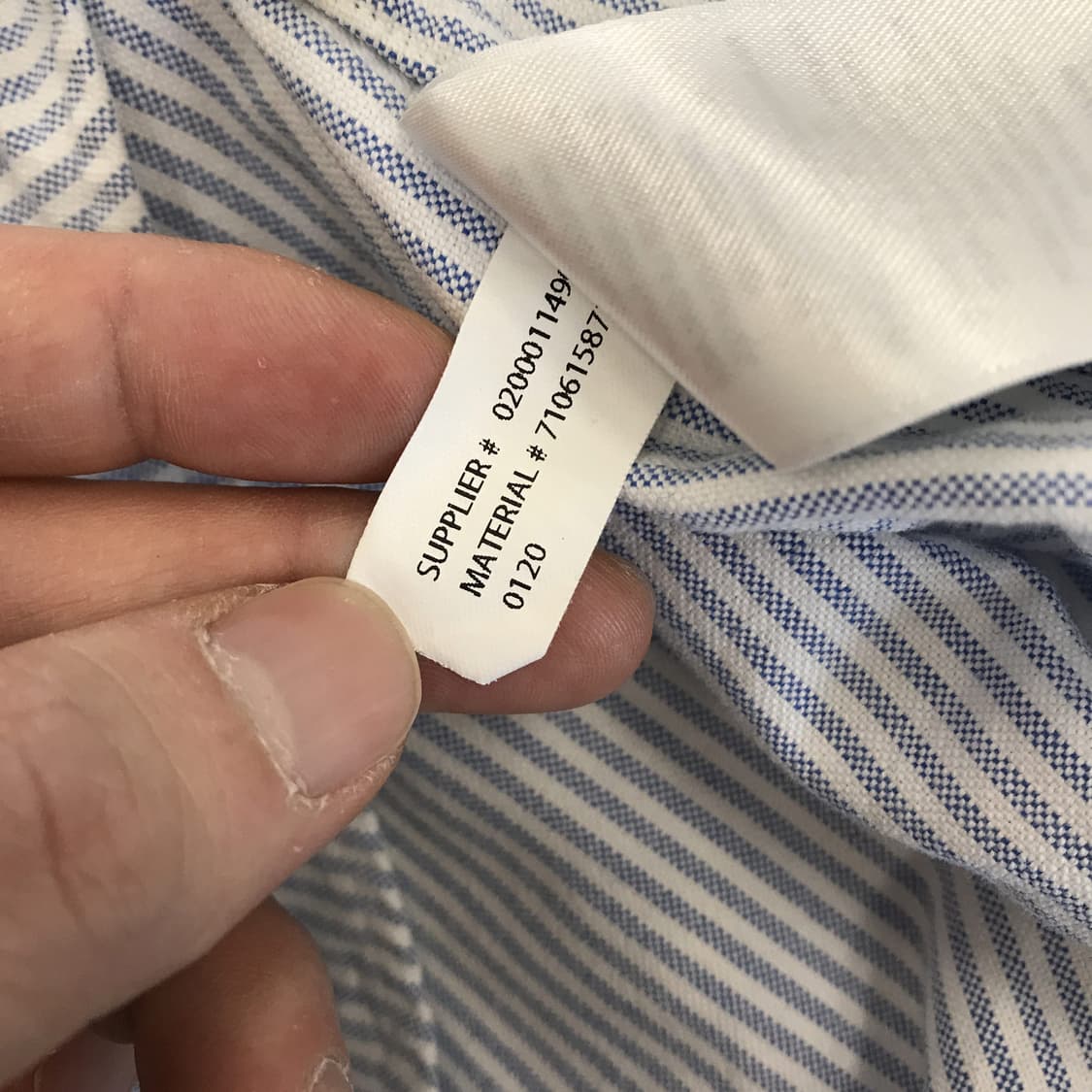 폴로 랄프로렌 클래식핏 옥스포드셔츠 스트라이프 [M] 상품이미지7