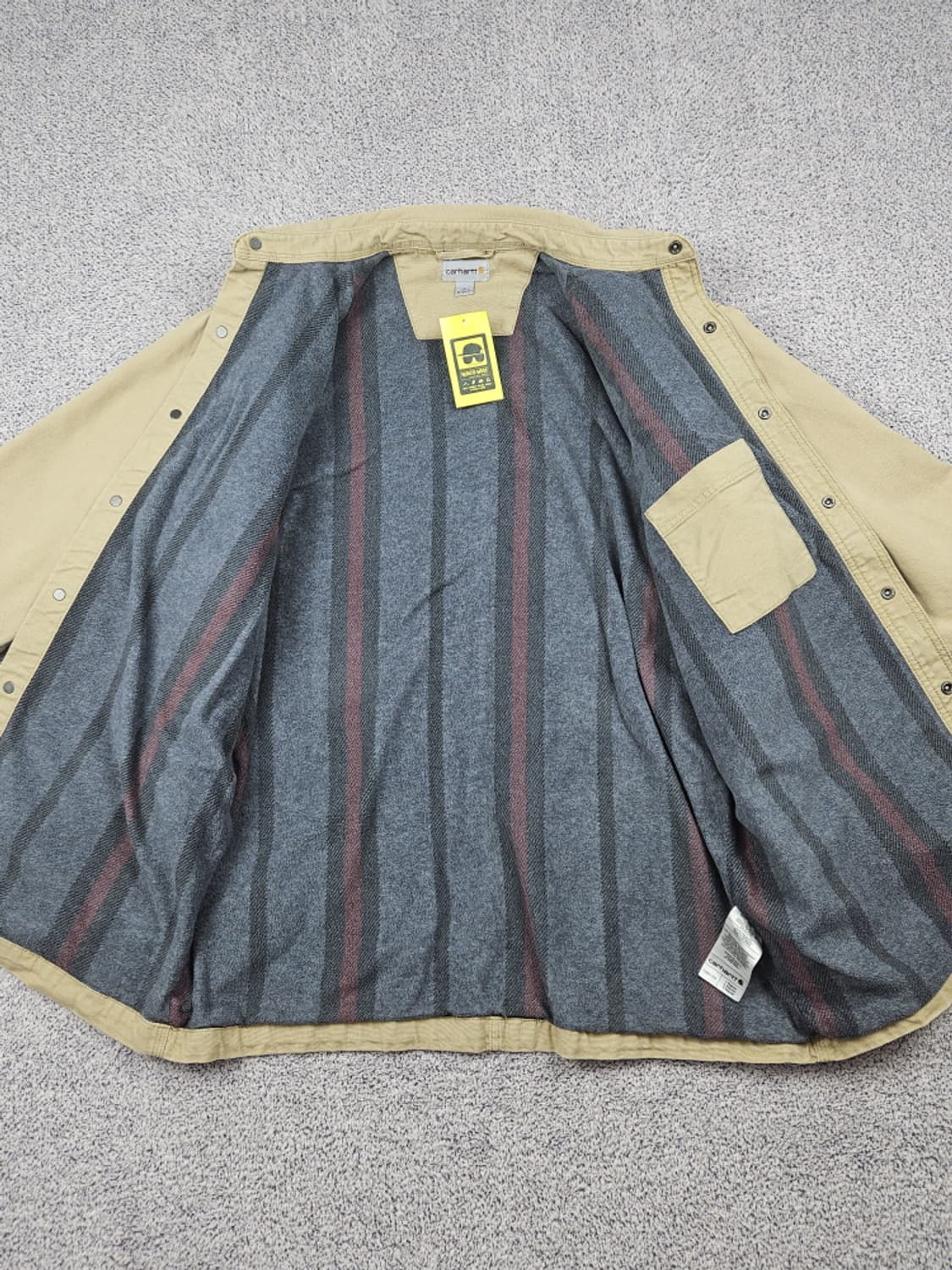 칼하트 헤비 플란넬 안감 워크 셔츠 자켓 ( L ) / 10275 상품이미지10