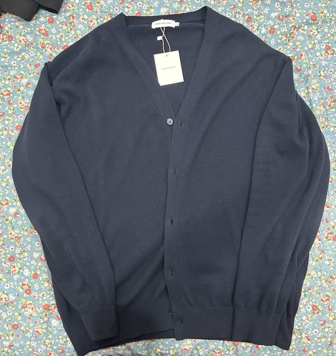 새상품 스테디에브리웨어 데일리 코튼 가디건 3size 다크네이비 상품이미지1