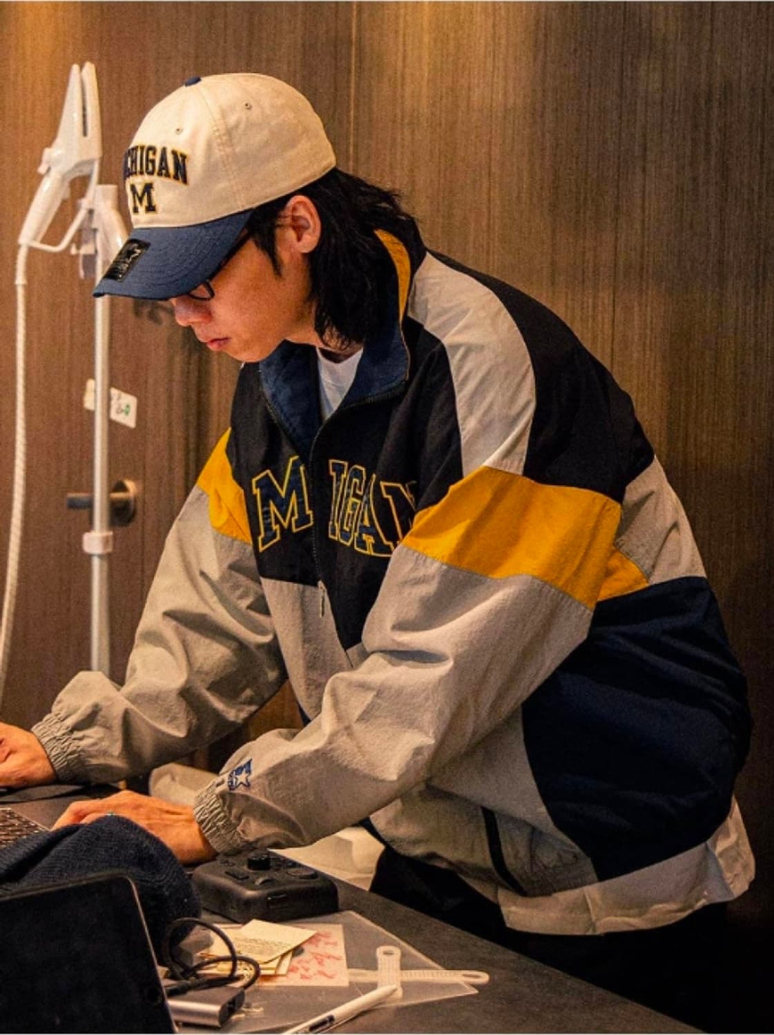 스타터 x 미시간 블랙라벨 트레이닝 셋업 상품이미지2