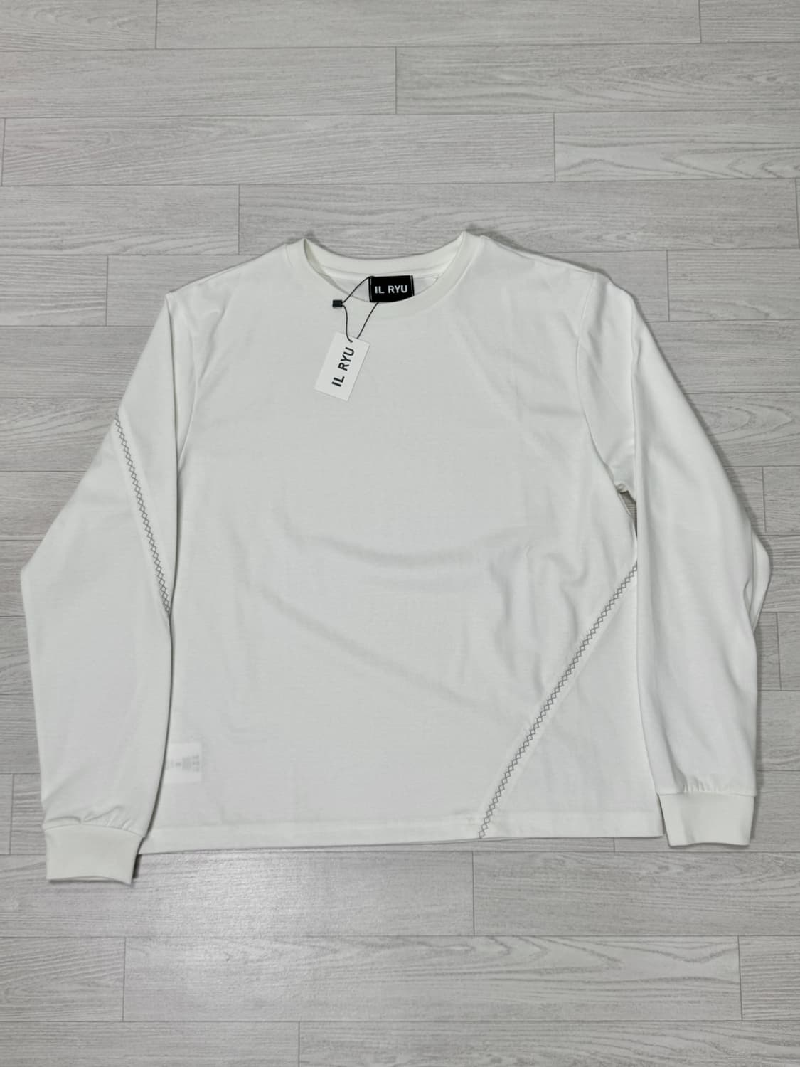 일류 Trace long sleeve (White) 1 상품이미지3