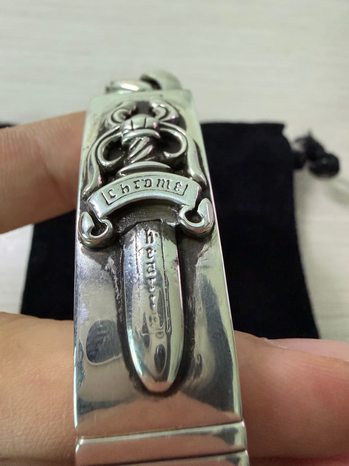 크롬하츠 대거 ID 팬시 팔찌 15링크 상품이미지3