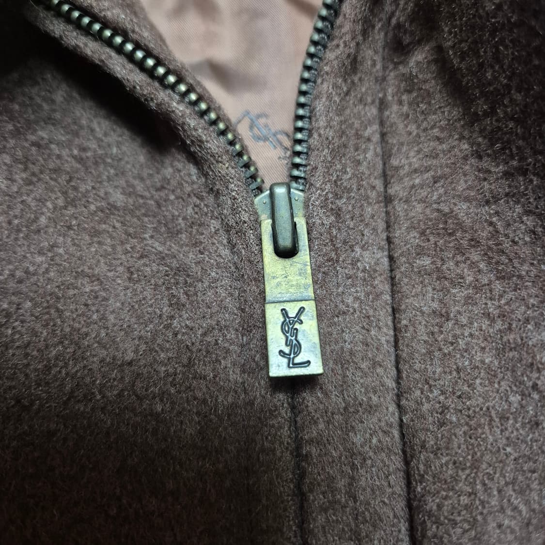 [올드명품🔥] 90s 입생로랑 아카이브 울 블루종 자켓 상품이미지6