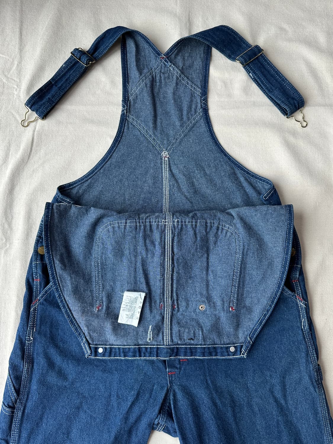 디키즈 인디고 데님 멜빵 오버롤 32x30 상품이미지3