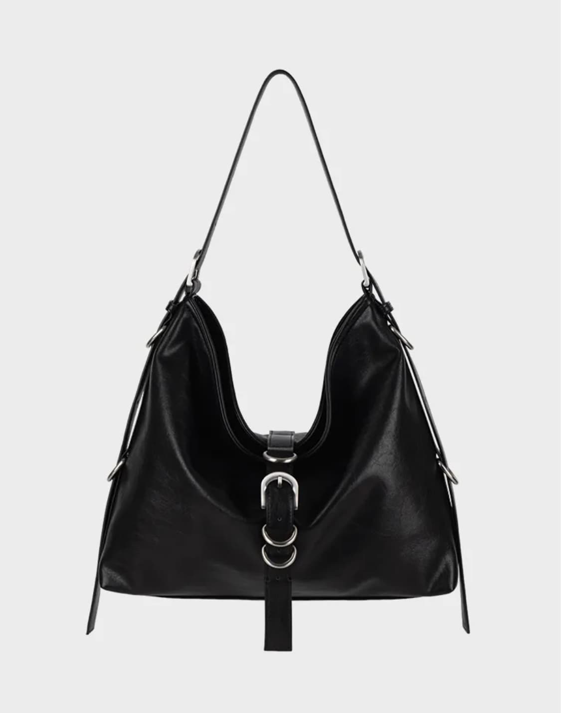 Didi Belted Big Bag (2-way) Black 상품이미지2