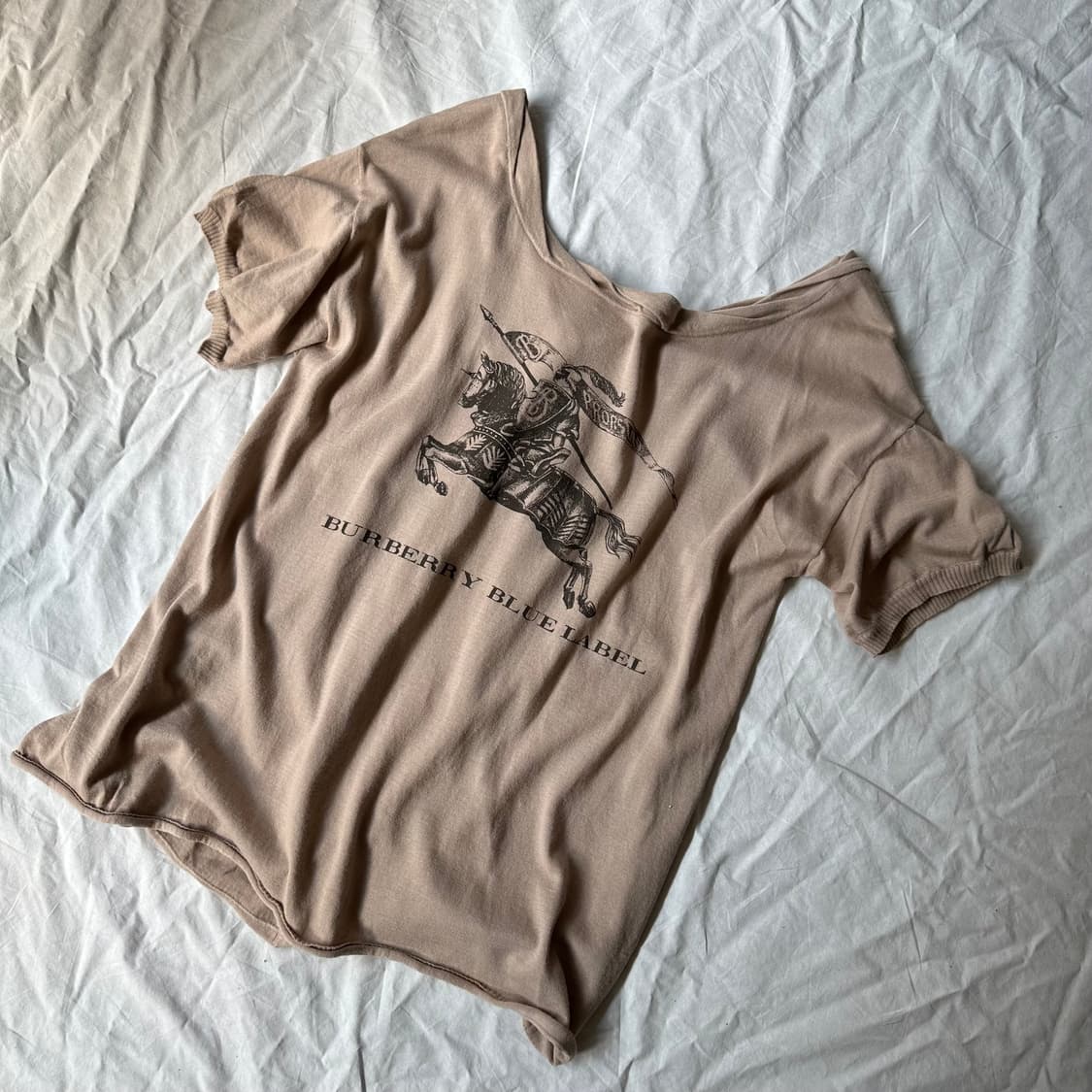버버리 블루라벨 burberry 리본 반팔 니트 상품이미지3