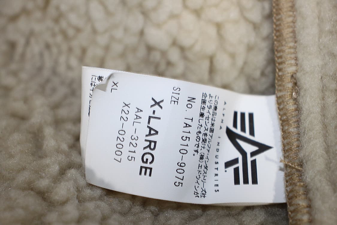 ALPHA B-3 알파항공무스탕( XL) 상품이미지8