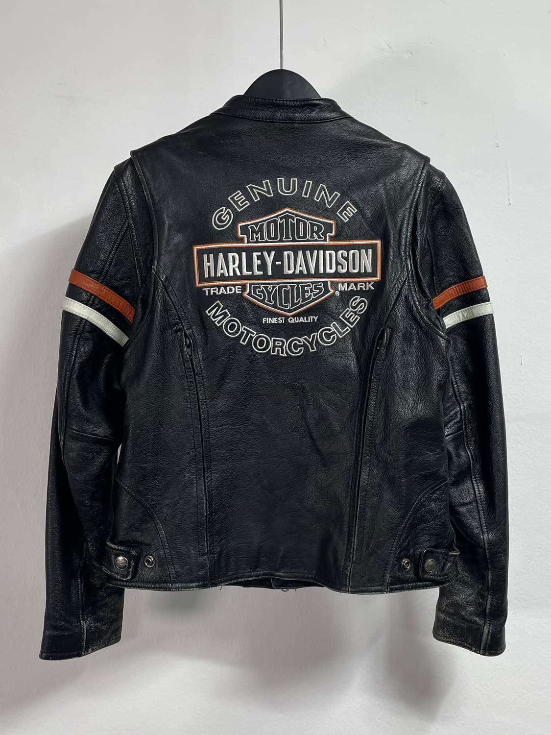  할리데이비슨 우먼스 로고 라이더 가죽자켓 (on.390)   상품이미지3
