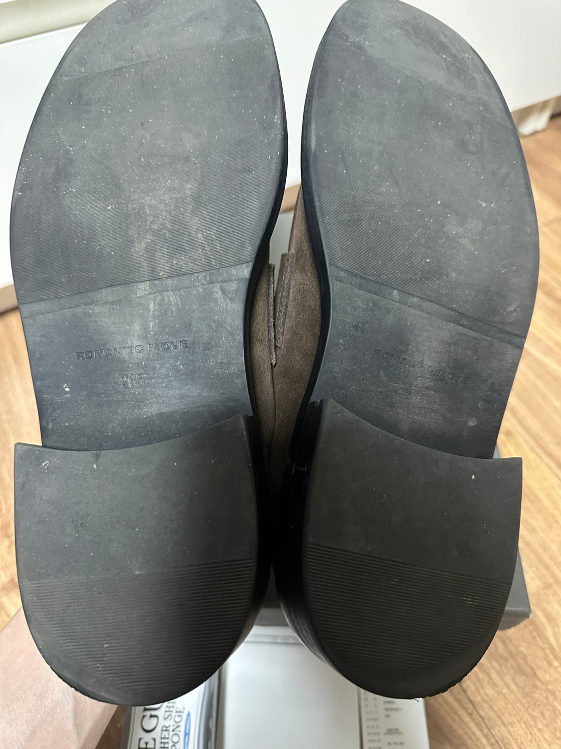 [265] 로맨틱무브 뉴 미니멀 로퍼 리얼브라운 스웨이드 상품이미지6