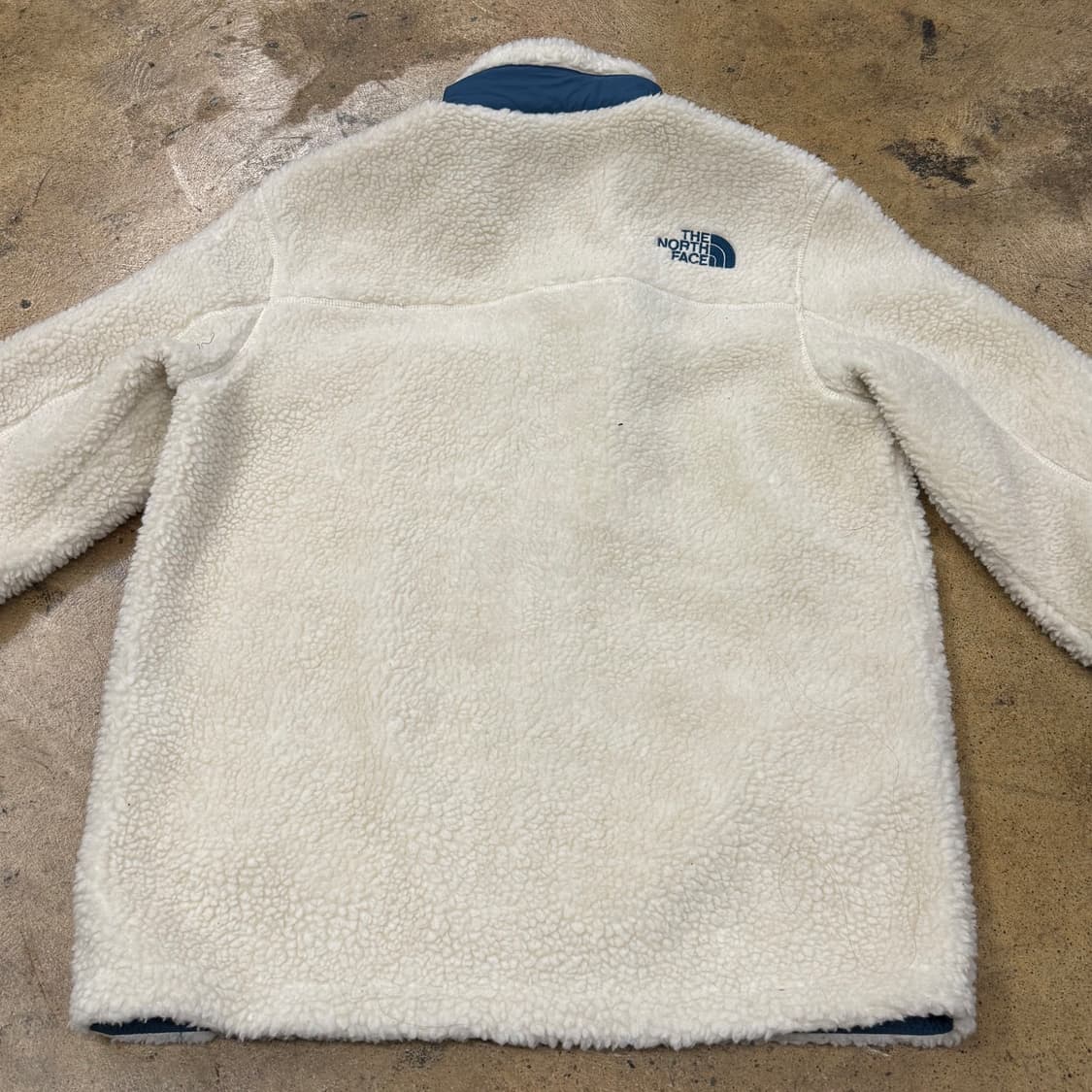 [정품/S] 노스페이스 아이보리 뽀글이 플리스 자켓 b18 상품이미지4