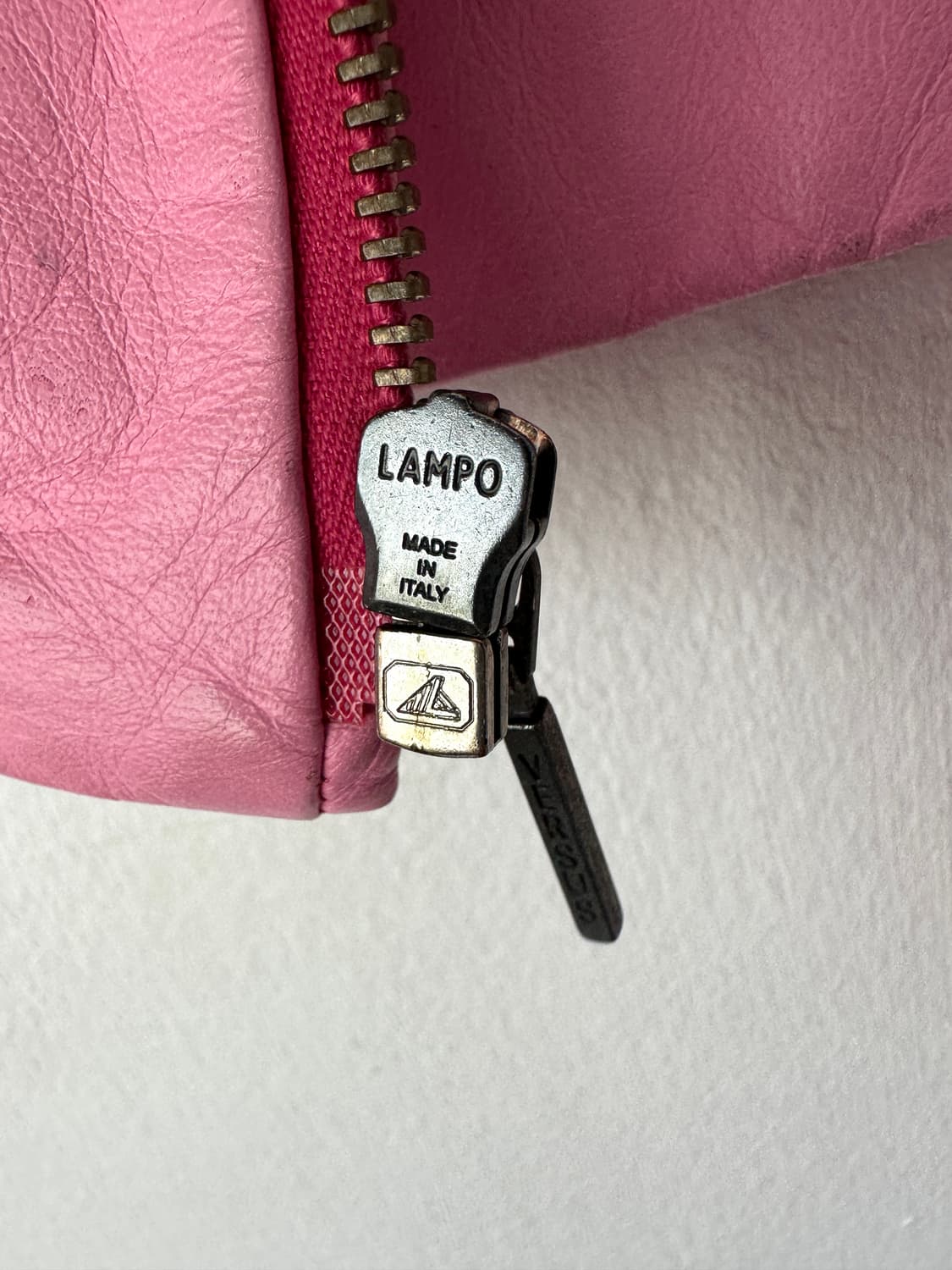 베르사체 베르수스 2000s 핑크 램스킨 레더 자켓 상품이미지8