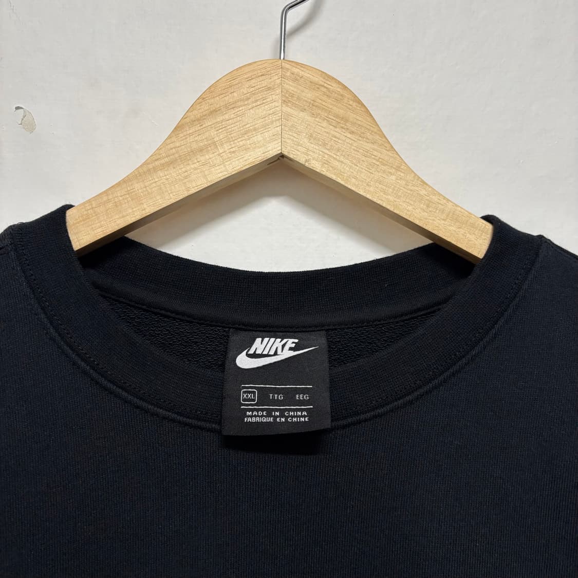 나이키 블랙 스우시 맨투맨 상품이미지3