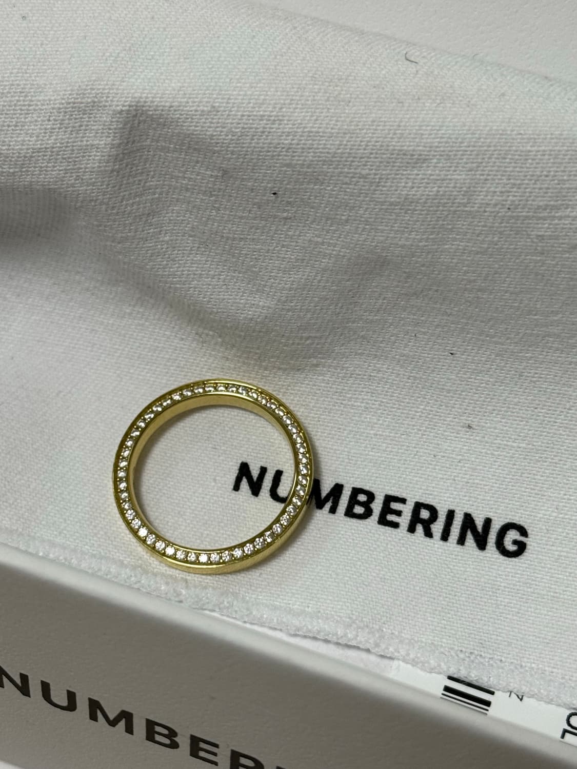 넘버링 골드 반지 14K Gold Plated Sterling #3414 상품이미지4