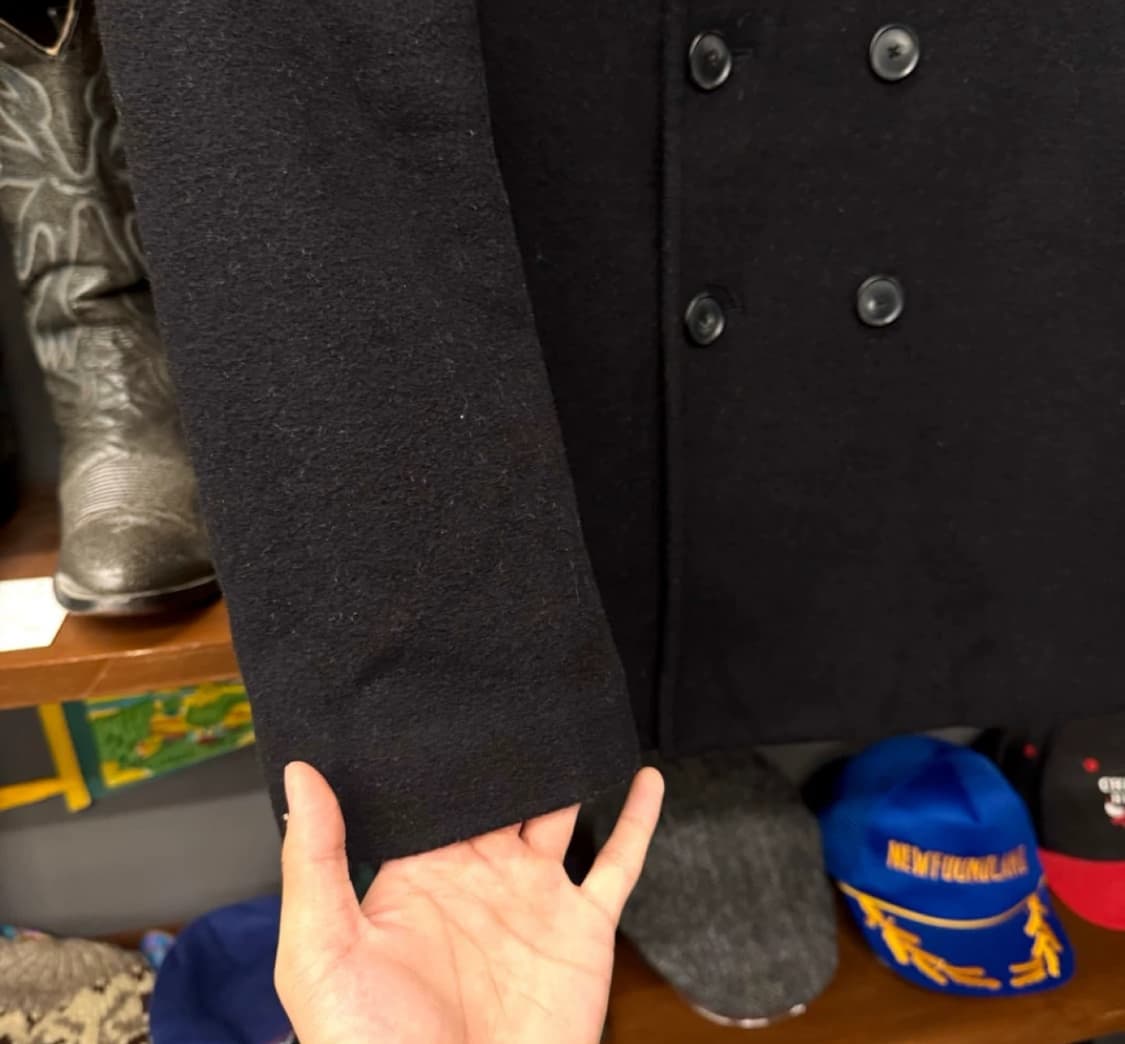 00s 폴로 랄프로렌 US NAVY 미 해군 밀리터리 복 각 피코트 상품이미지5