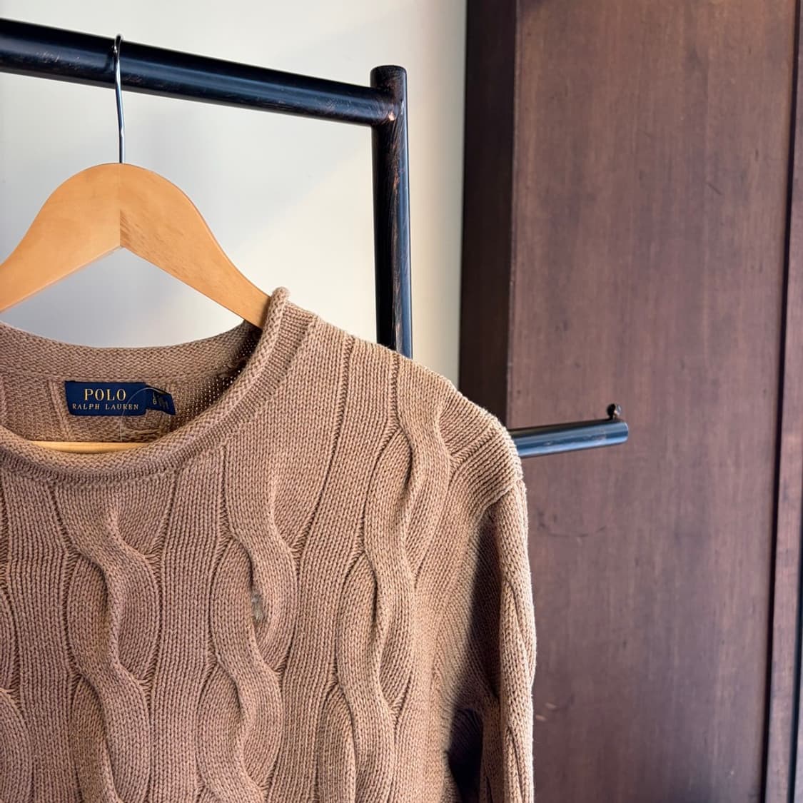15690 - 폴로 랄프로렌 베이지 케이블 니트 상품이미지3