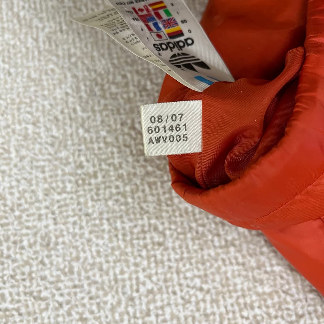 [95] 아디다스 덕다운 오렌지 후드 패딩 점퍼 0102M1 상품이미지4