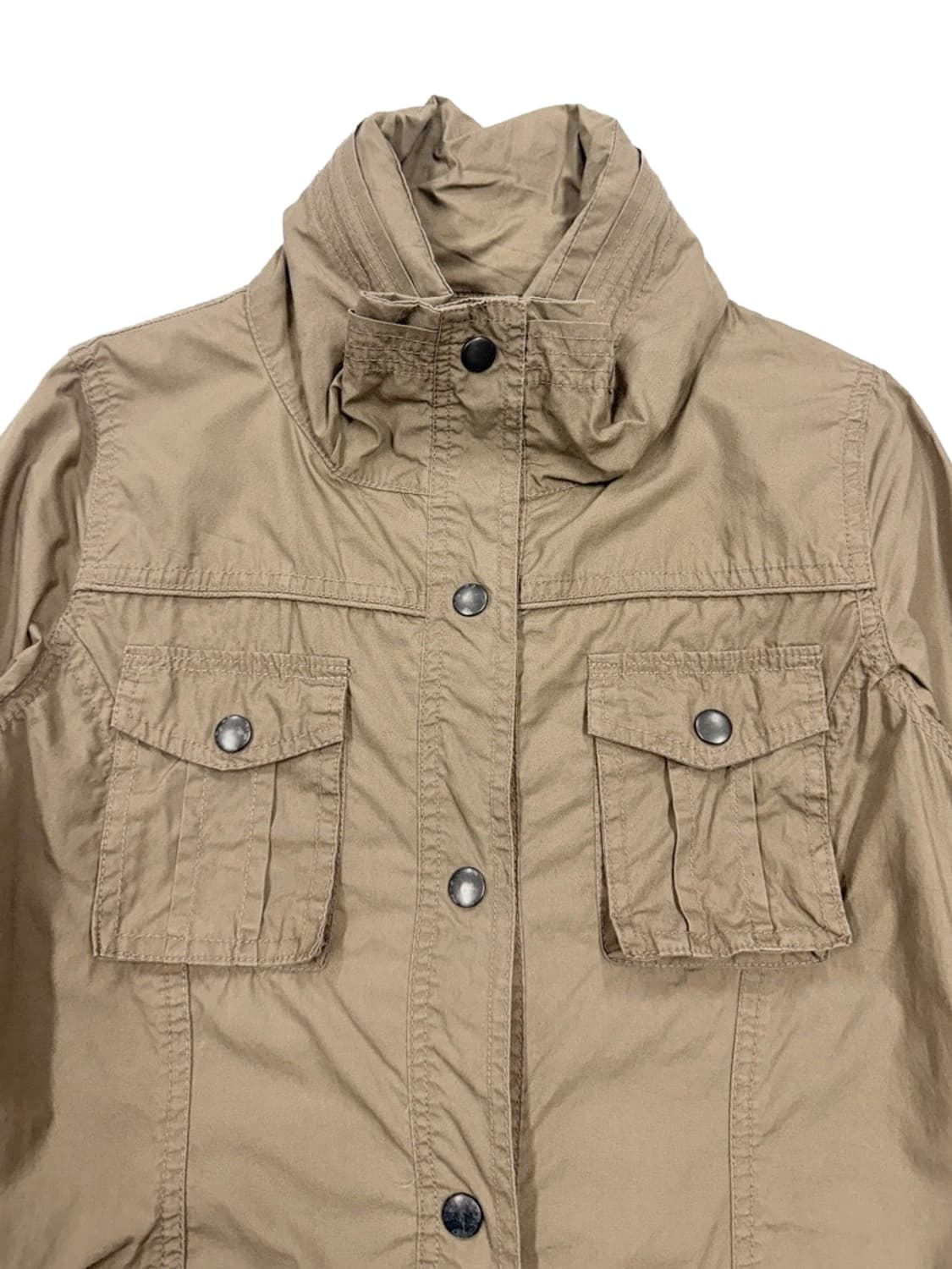 빈티지 BACK NUMBER 밀리터리 후드 미니 원피스 상품이미지3