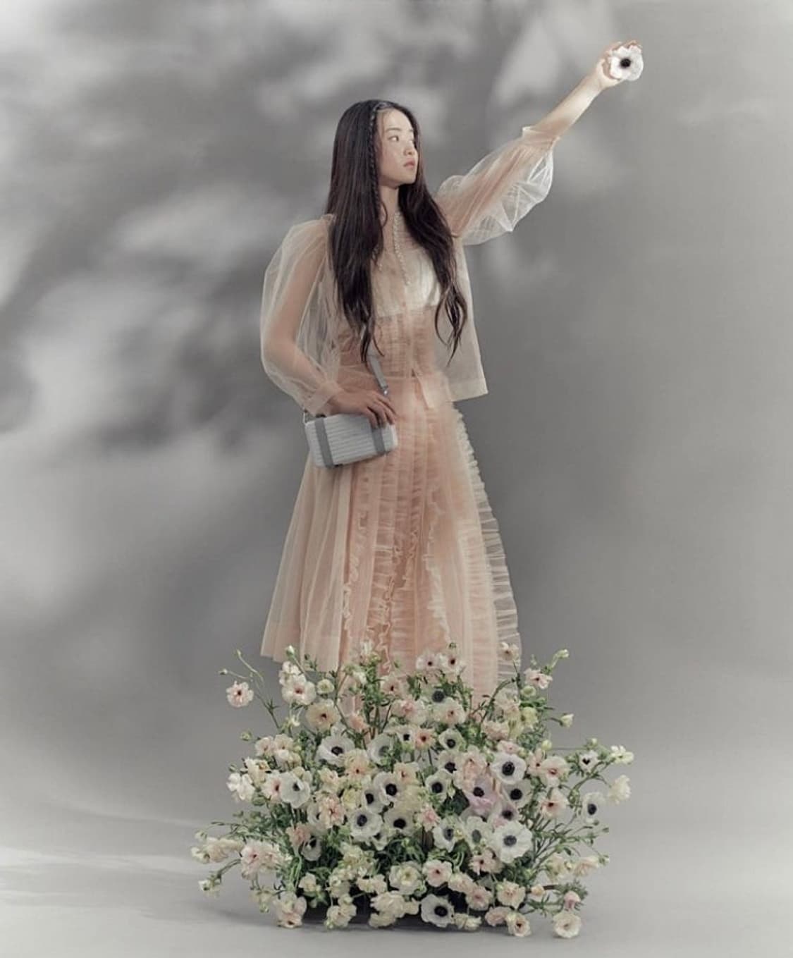 시몬로샤 튤 블라우스 상품이미지3