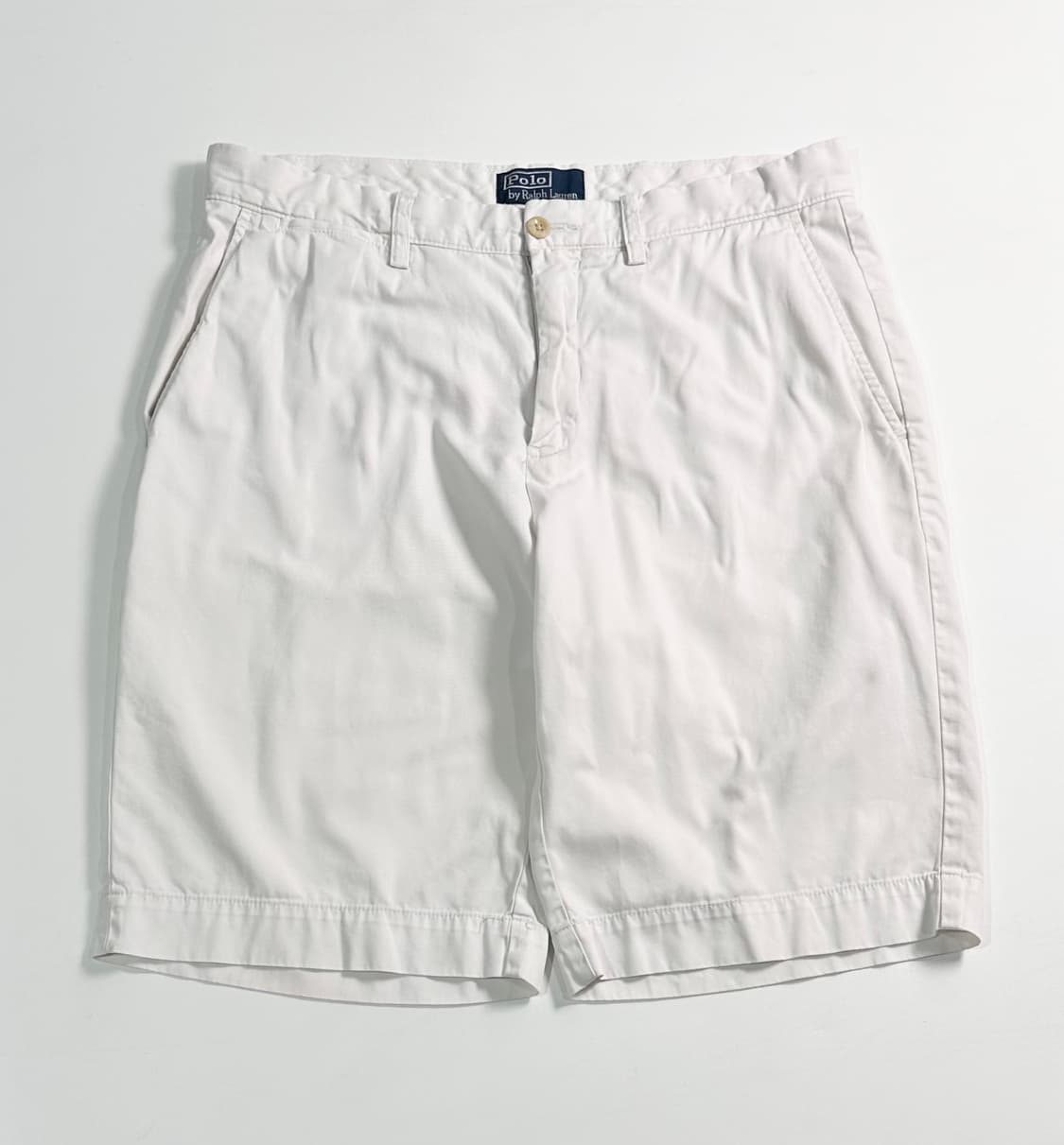 폴로 랄프로렌 화이트 논 프론트 치노 반바지  상품이미지1