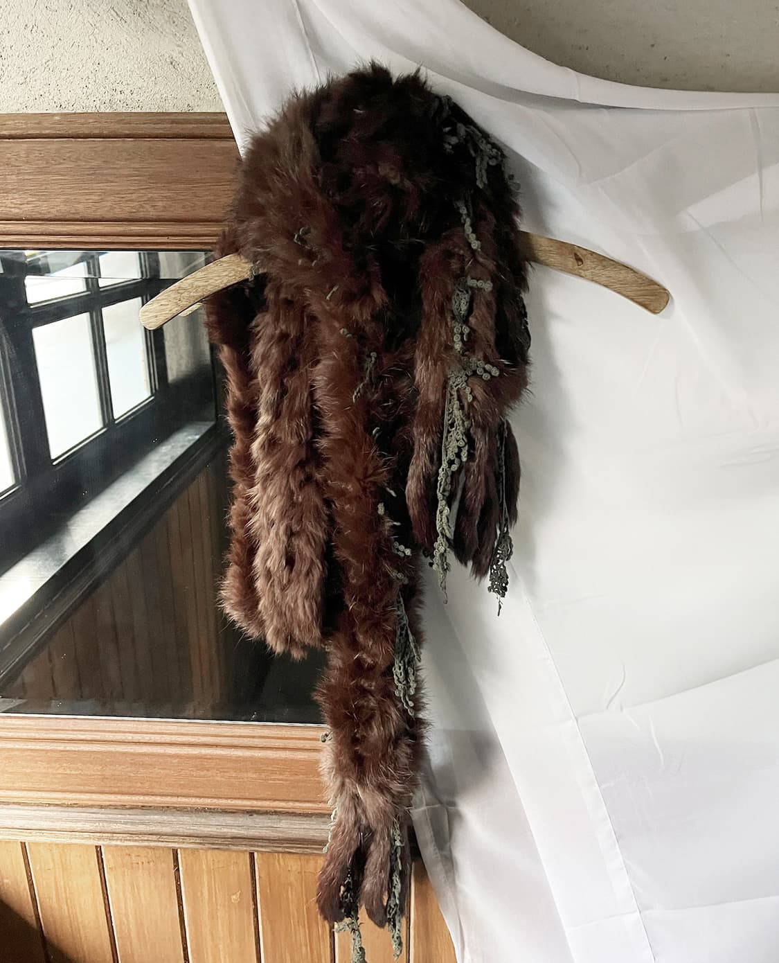 FRANCHE LIPPEE mixed fur long muffler 상품이미지1