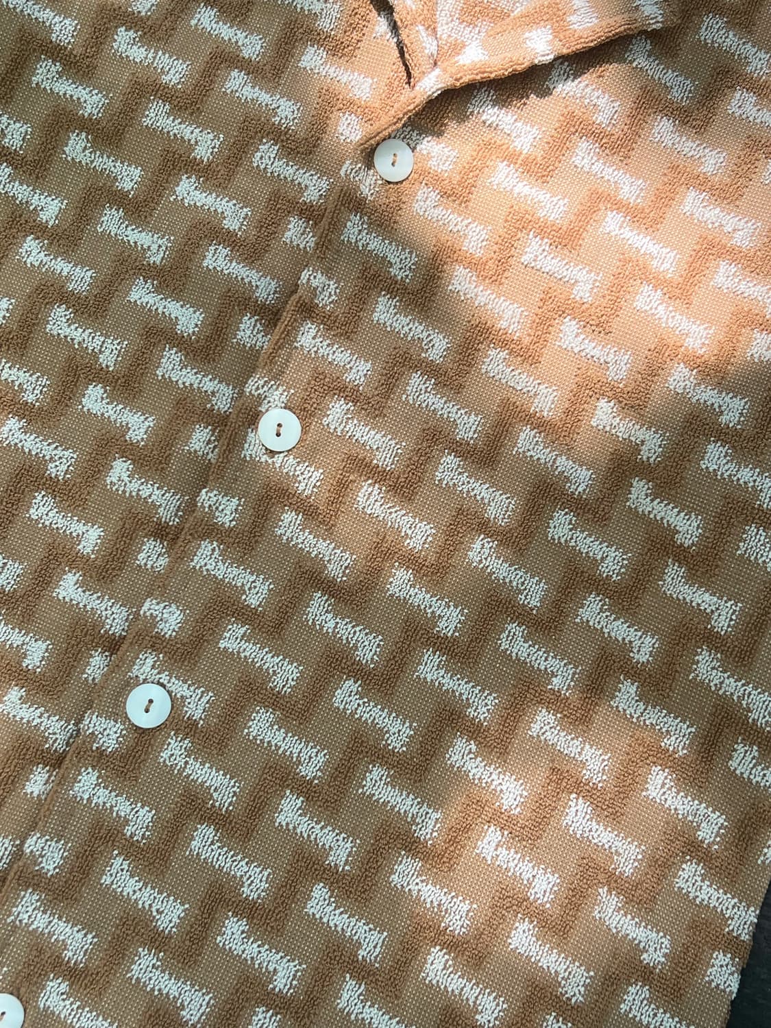 OAS Camel Layer Zig Shirt no 상품이미지3