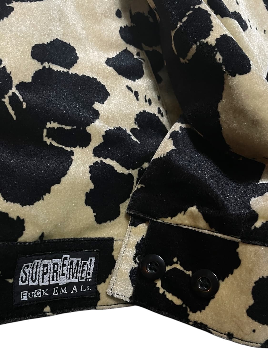 슈프림 15fw 벨벳틴 카우 워크자켓 상품이미지4