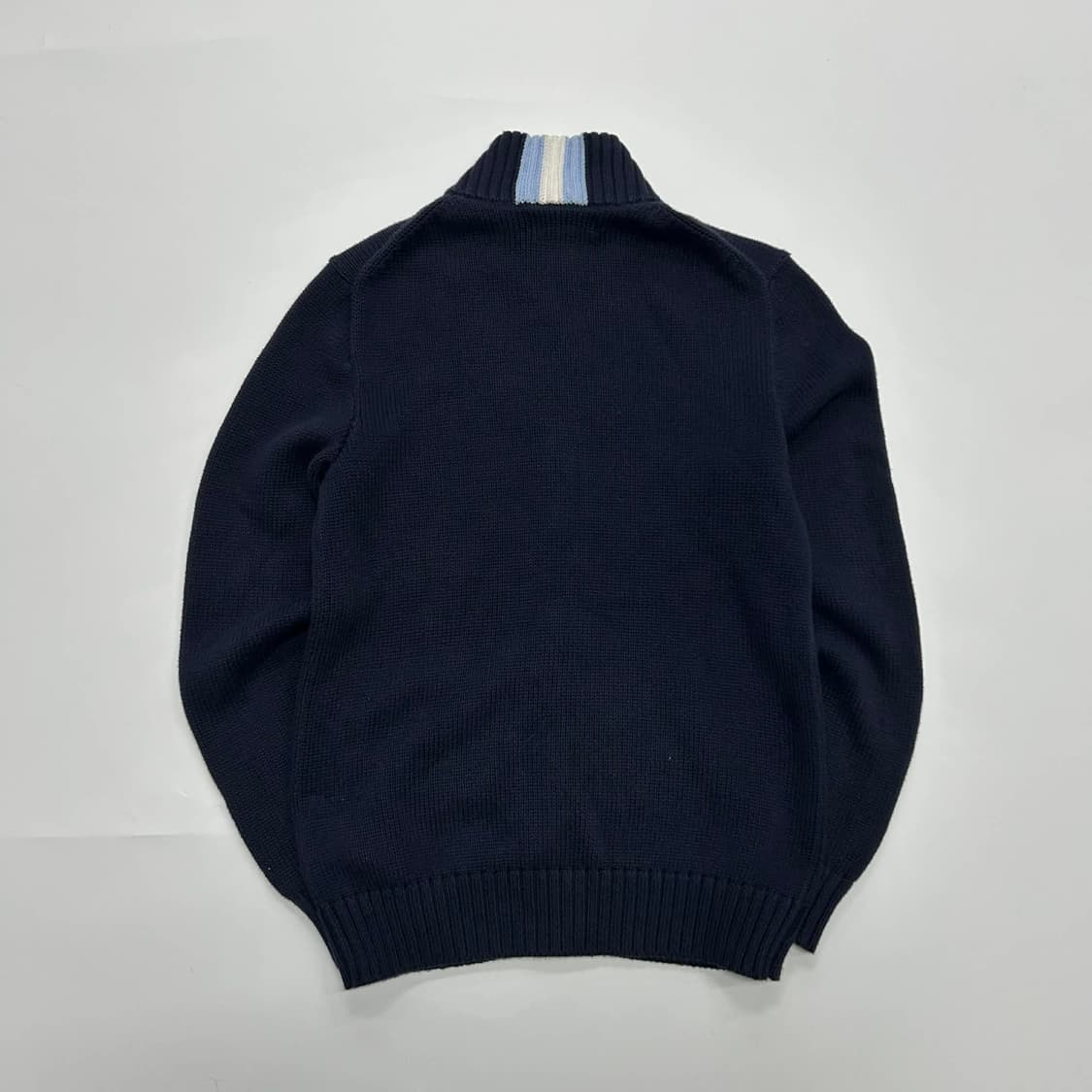 *최신형 폴로 랄프로렌 큐알택 네이비 걸즈 니트 집업 희귀져지(L) 상품이미지4