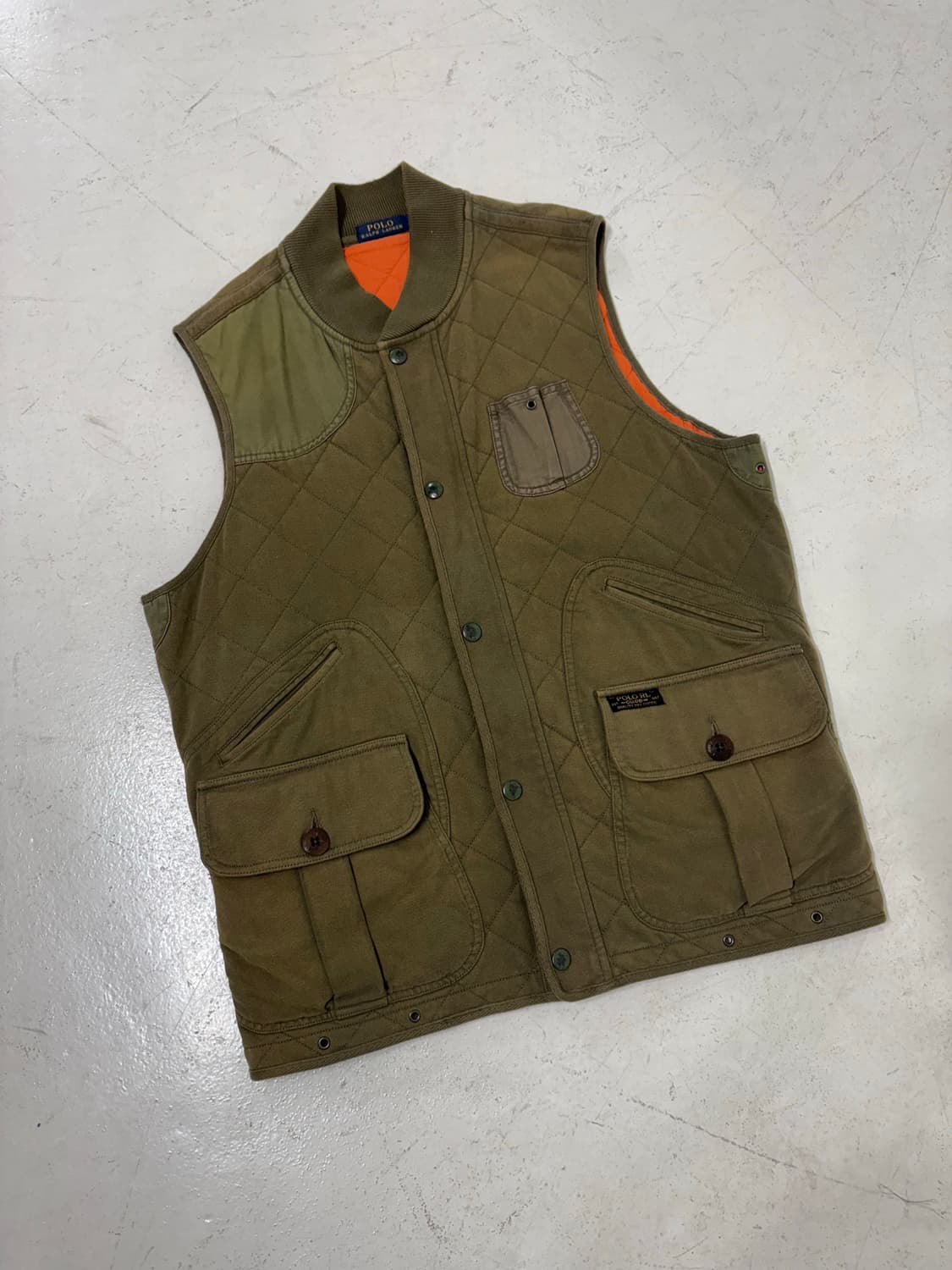Polo RalphLauren olive hunting vest  상품이미지1
