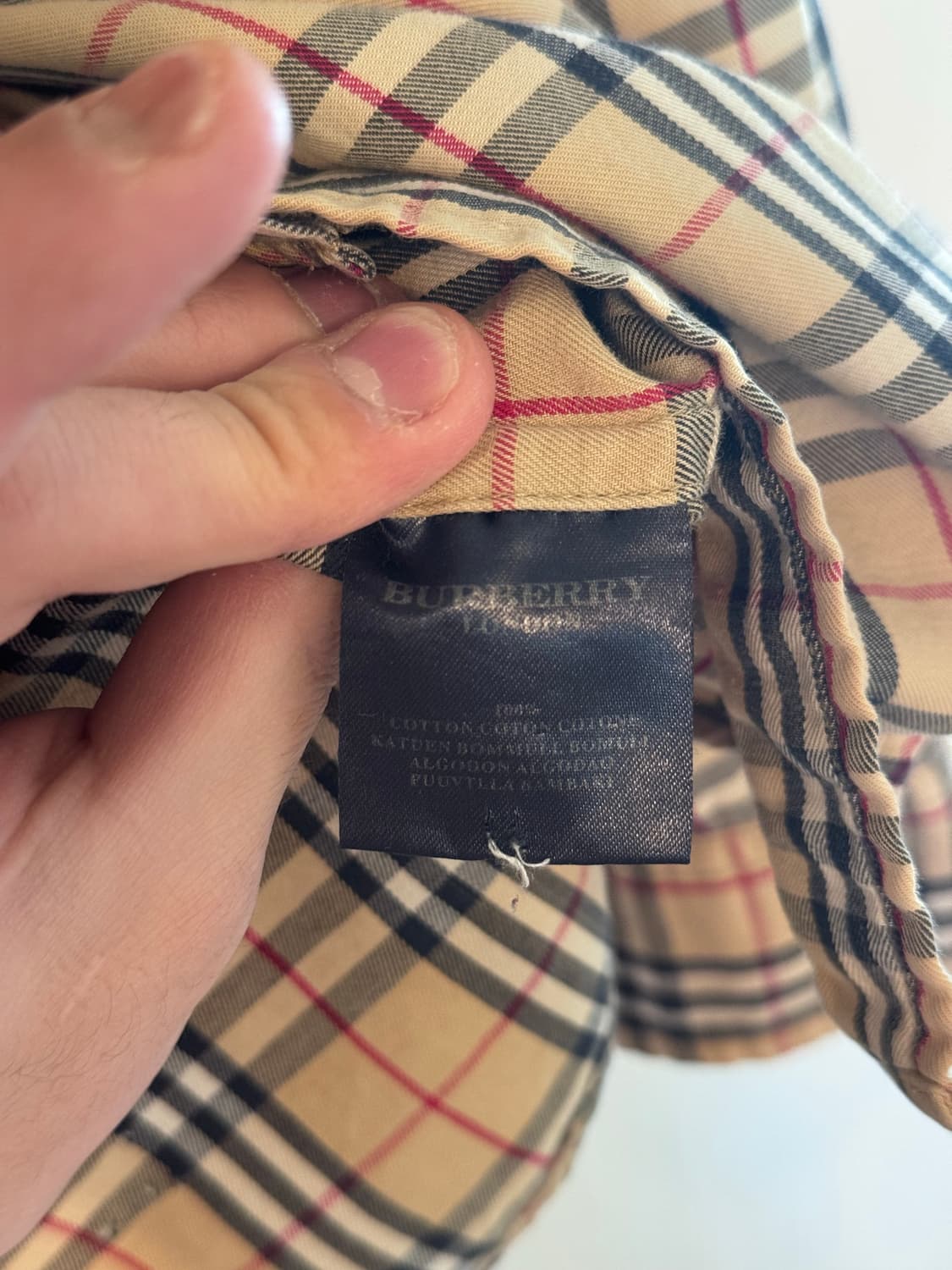 버버리 체크 셔츠 L (Burberry London) 상품이미지3