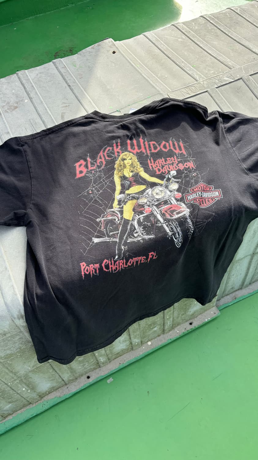 Harley-Davidson ’BLACK WIDOW‘ T-shirt 상품이미지8