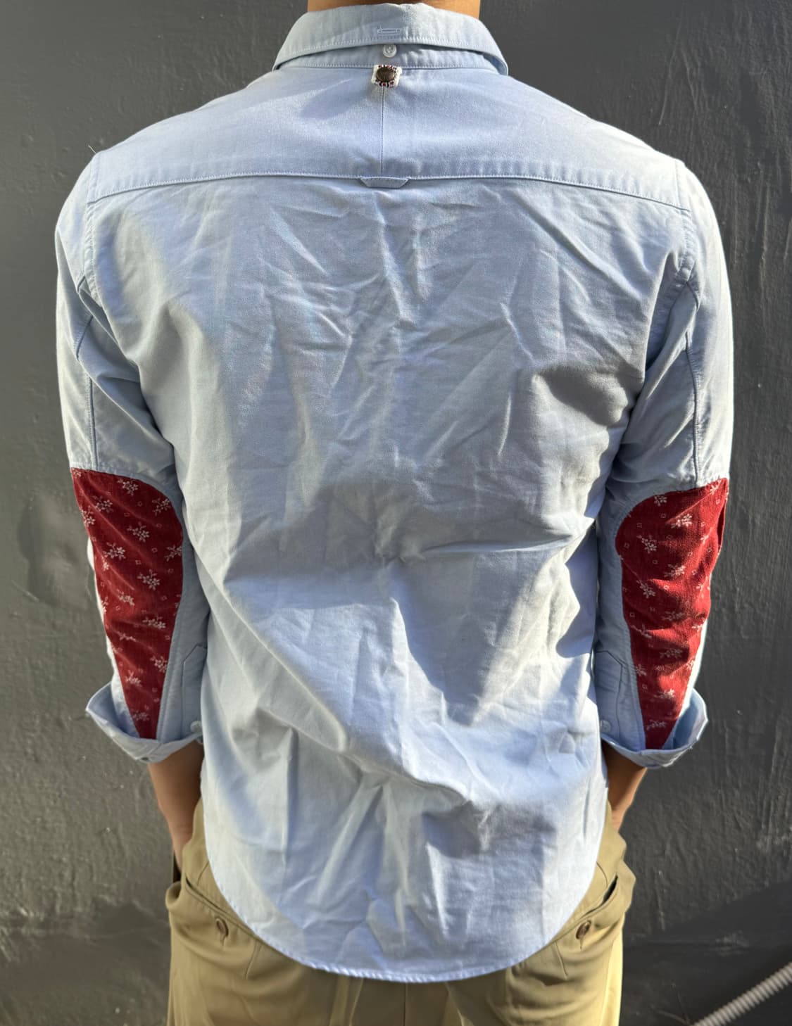 비즈빔 엘보우 패치 셔츠 상품이미지3