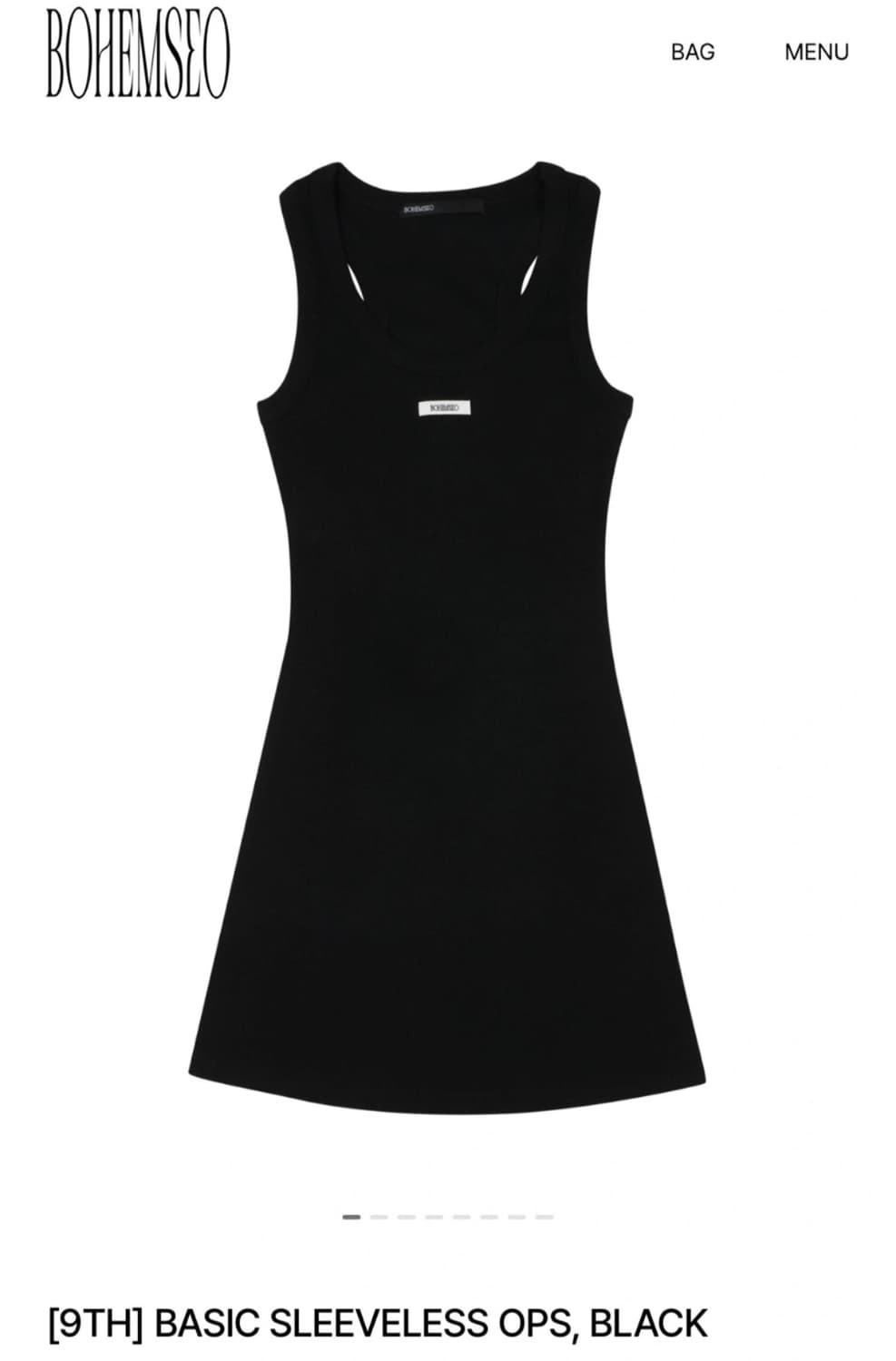 보헤미안서울 베이직 원피스 상품이미지1