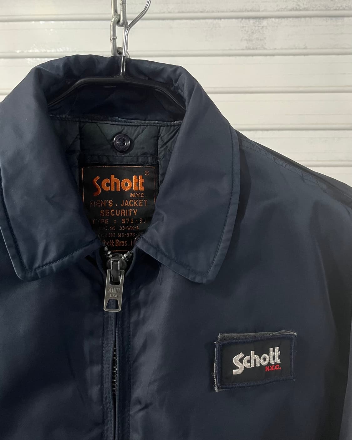 90s Schott tanker bomber jacket 상품이미지6