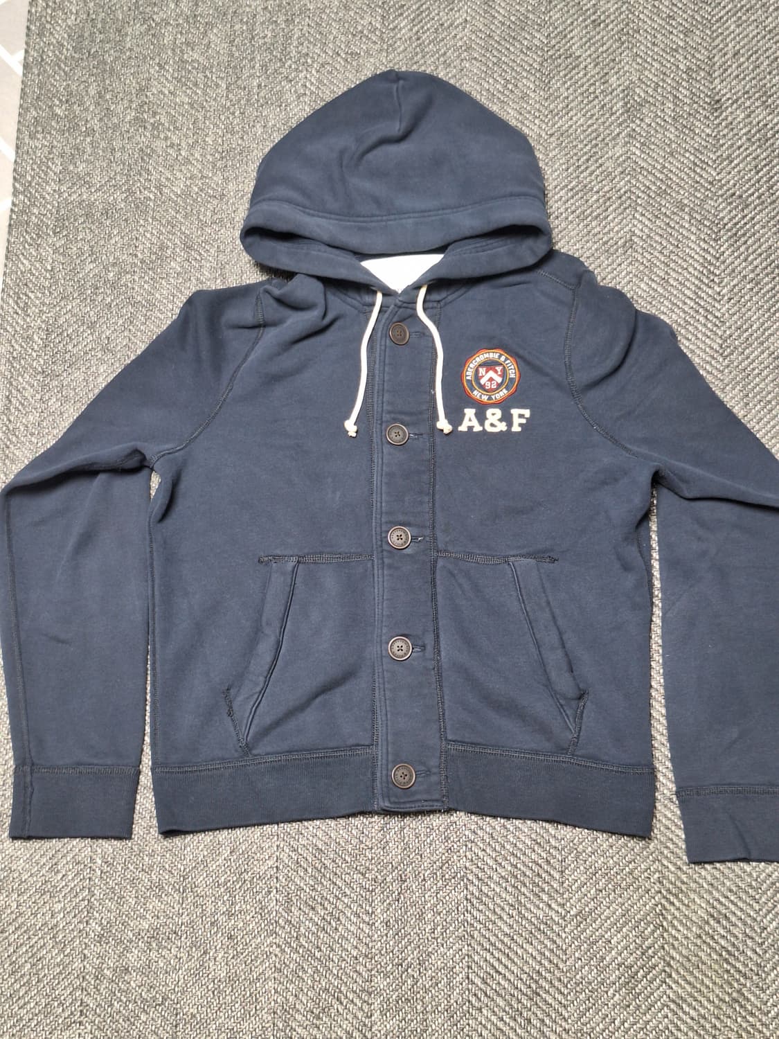 정품 NY버튼 아베크롬비 후드집업 상품이미지1