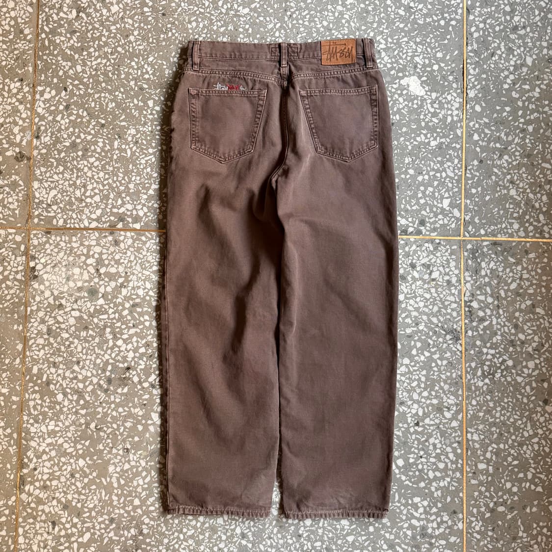 스투시 big ol jean 브라운 상품이미지3