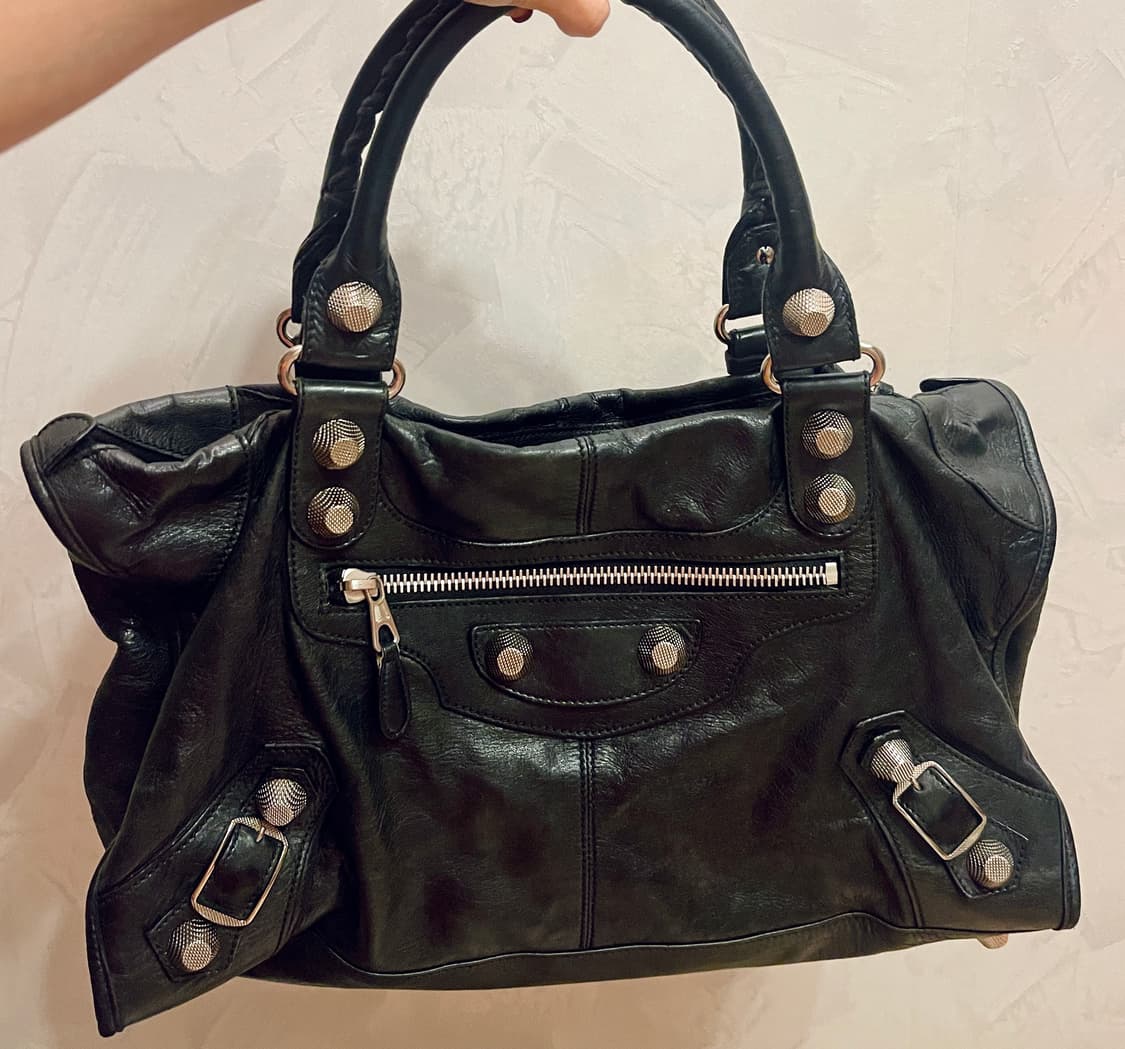 발렌시아가 Balenciaga자이언트 워크 백 블랙 상품이미지1