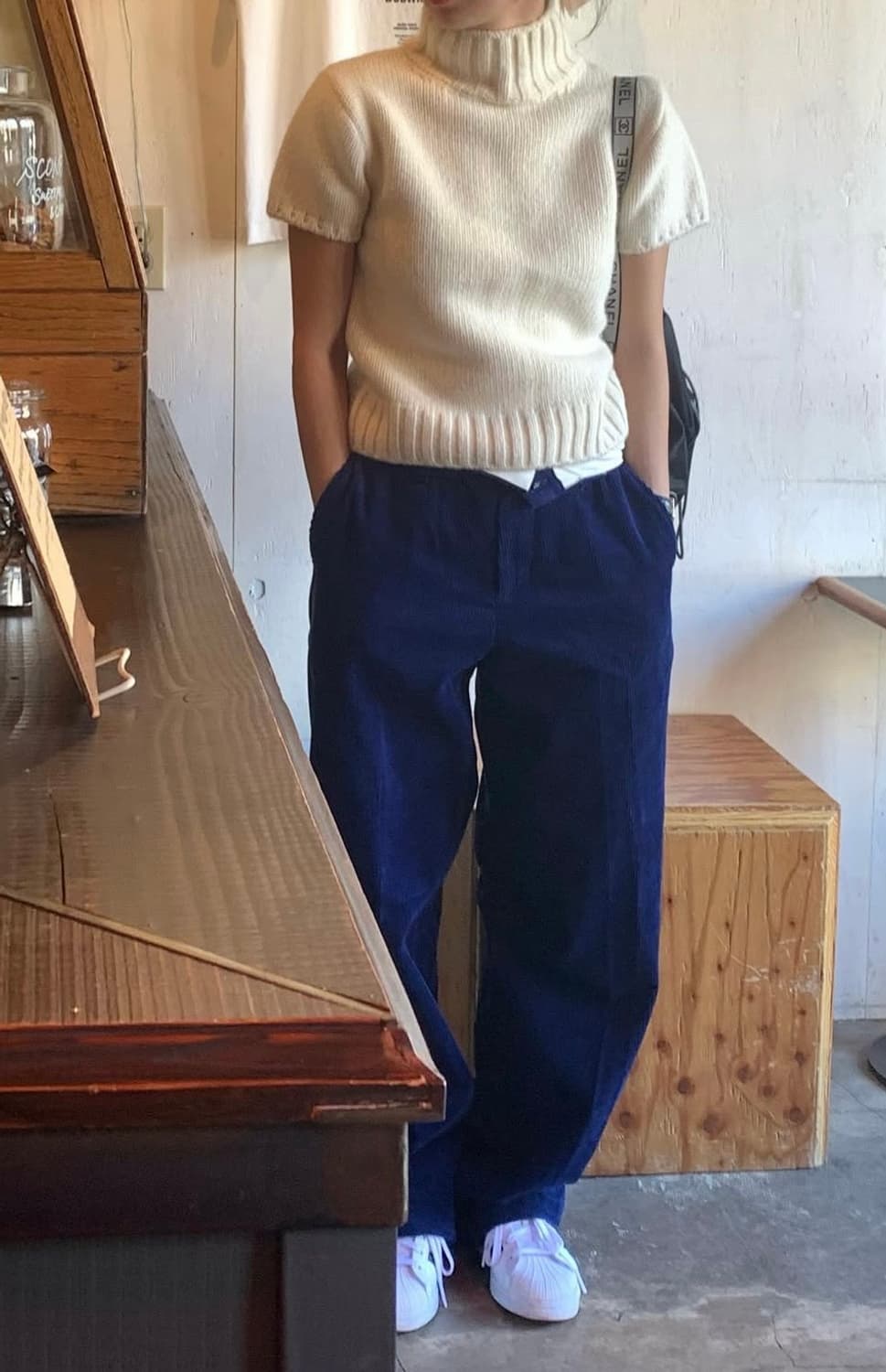 더바넷 Furrow Coduroy Pants_Blue 상품이미지1