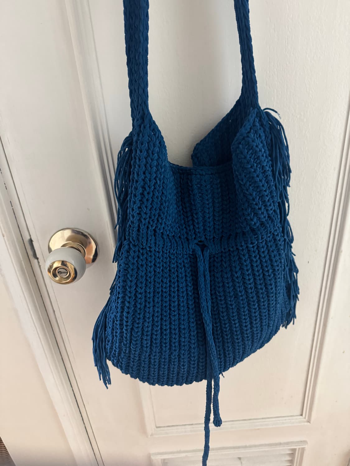 빈티지 보헤미안 프린지 니트 크로스백 상품이미지3