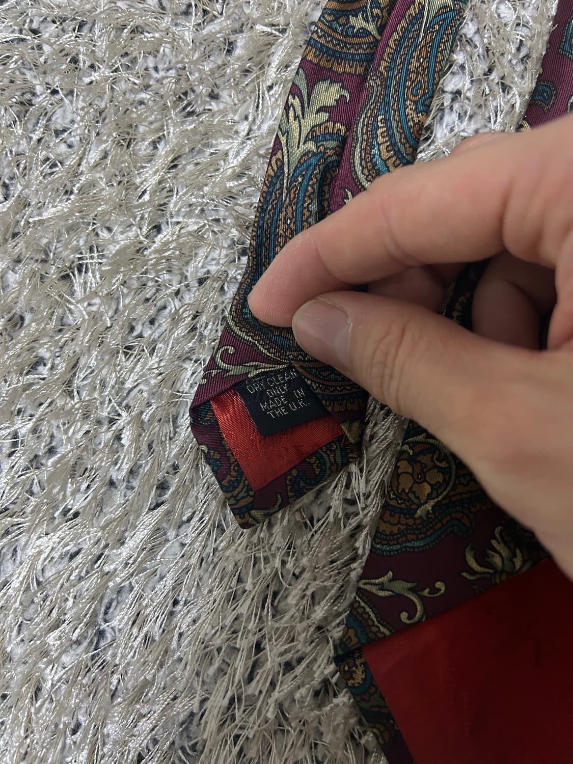 영국제 아쿠아스큐텀 실크 넥타이 상품이미지5