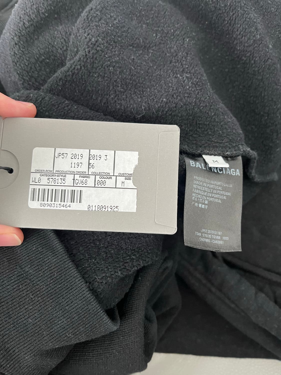 발렌시아가 파리 자수 후드티 상품이미지7