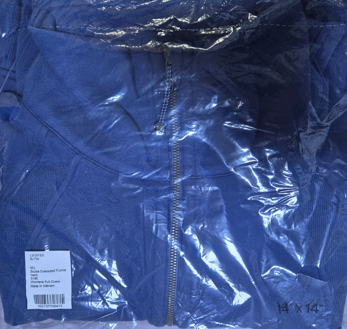 (새상품) 룰루레몬 스쿠바 오버사이즈 퍼넬넥 하프집업 상품이미지5