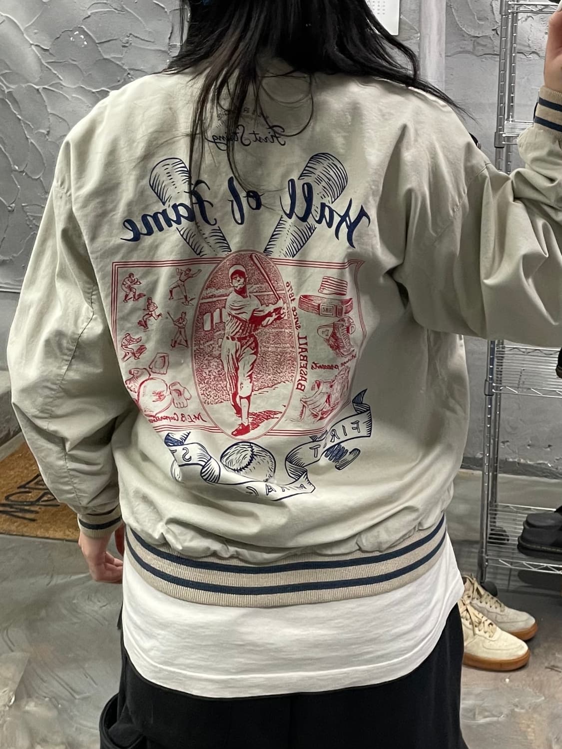 미라지 보스턴 레드삭스 리버시블 코튼 바시티 자켓 상품이미지10