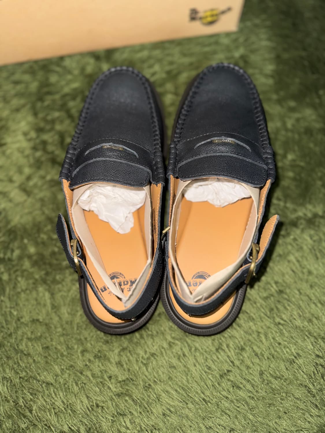 [UK10, 290] 닥터마틴 페니 로퍼 펜톤 슬링 백 레더 블랙 상품이미지3